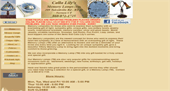Desktop Screenshot of callalilysgifts.com